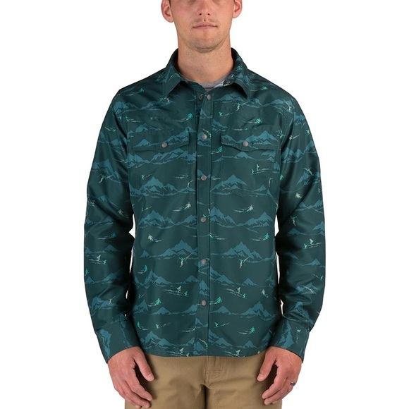 stio Other - Stio retro skier Harkin snap shirt